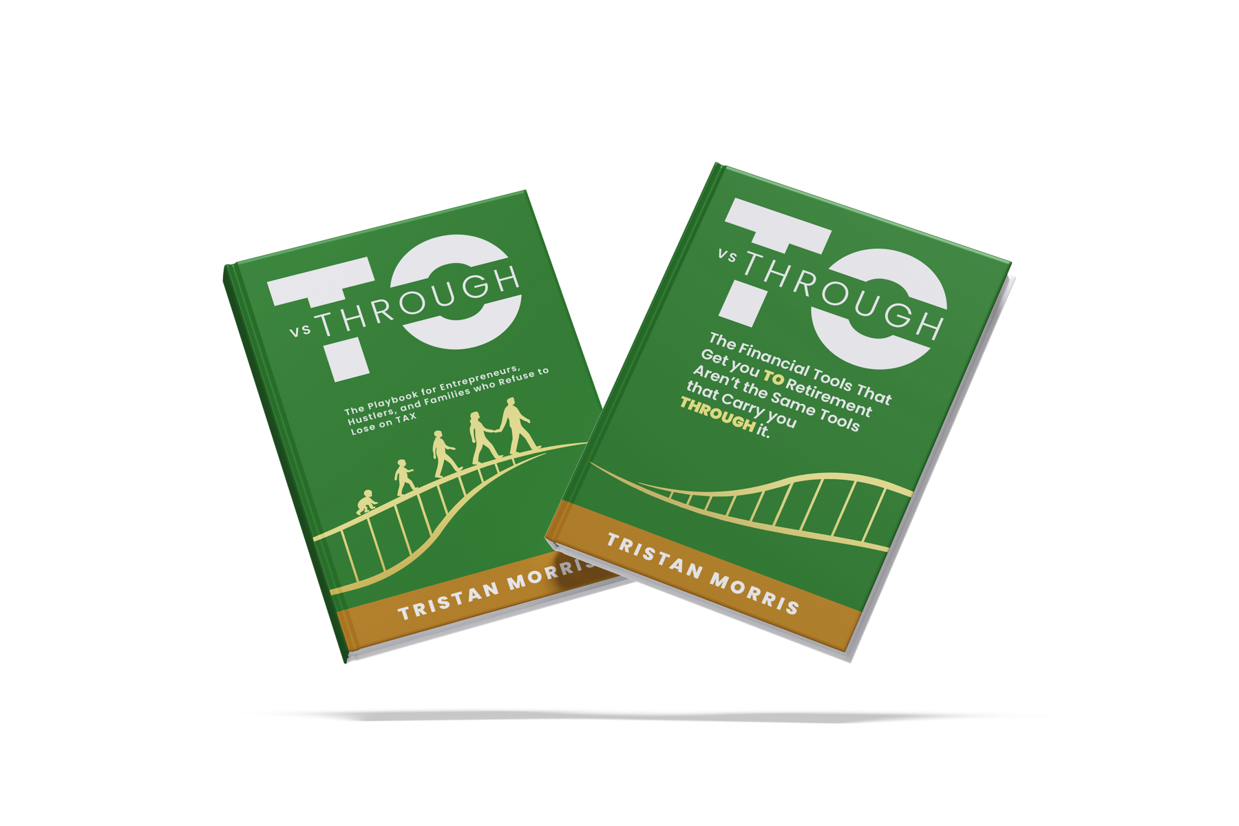 TO vs THROUGH — by Tristan Morris — two-book mockup